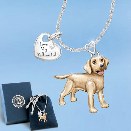 Puppy Pendant Yellow Lab 0117103001-T