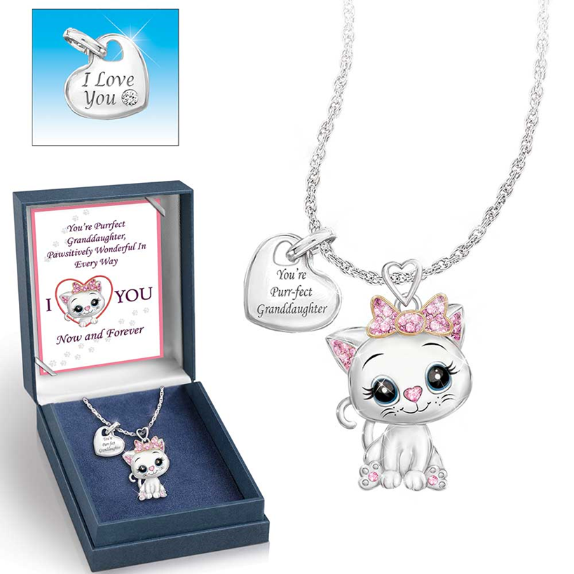 Granddaughter PURR-FECT Pendant 0134491001-T