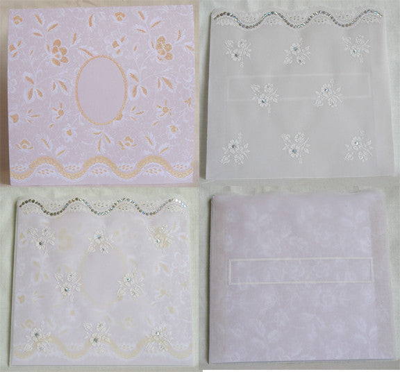 (W) Wedding I - Wedding Invitations - (18 x 18 cm) 170003-T