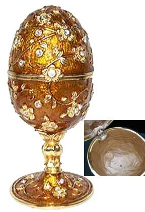 ANTIQUE JEWELED EGG MUSICAL TRINKET BOX COLLECTION