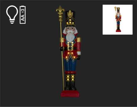 48" (4 foot) LED Nutcracker - A4112-T