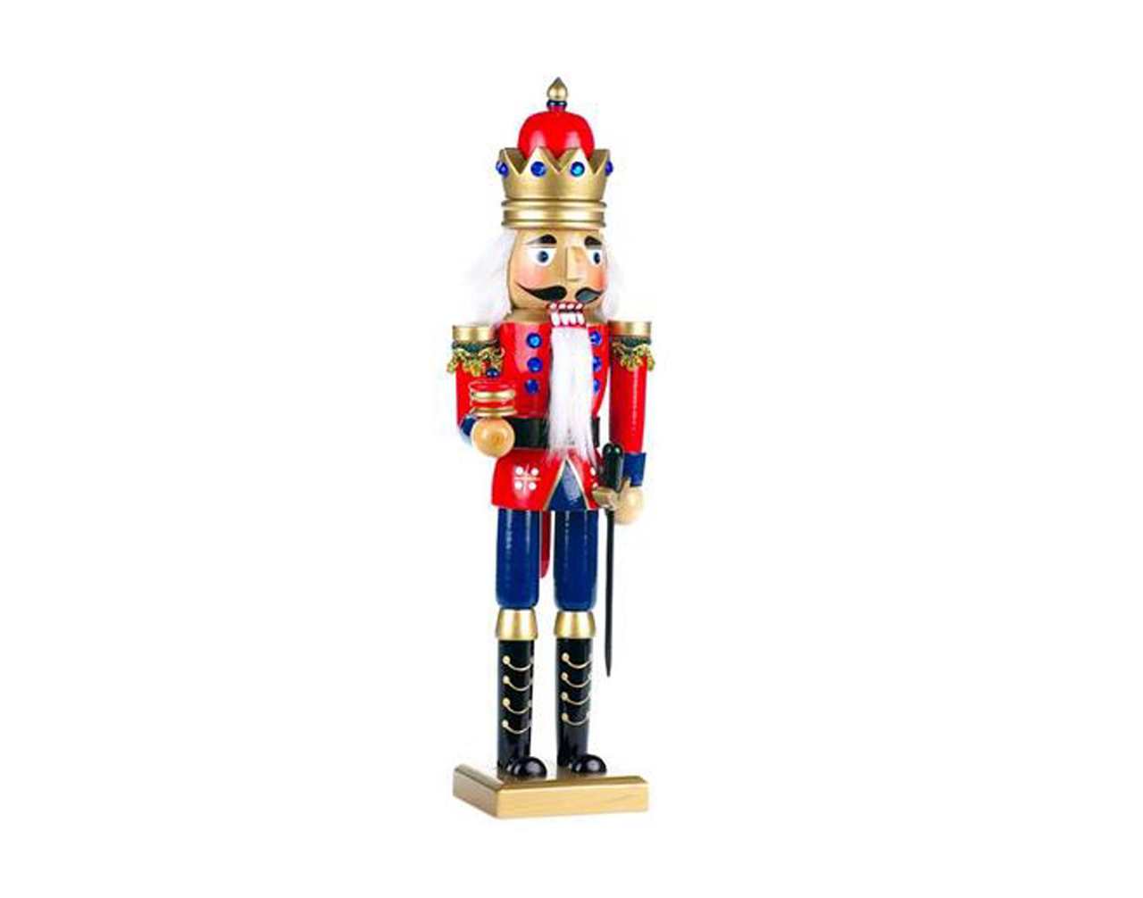 15" Red Nutcracker King - N019-T