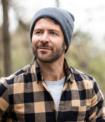 (FC) Britt's Knits Men's Craftsman Beanie - Black - Stocking stuffer!