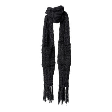 (FC) Britt’s Knits® Beyond Soft Pocket Scarf - Black - Stocking Stuffer