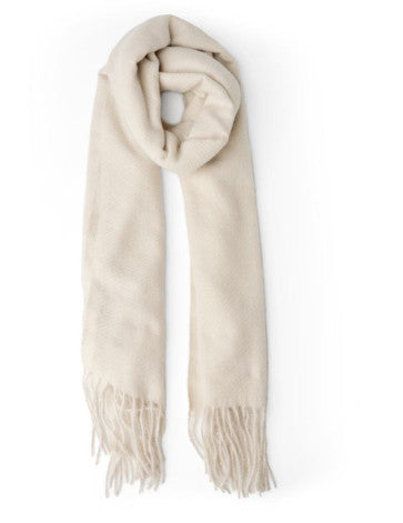 (FC) Britt’s Knits® Common Good Fringe Scarf - Ivory - Stocking Stuffer