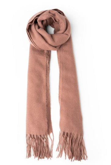 (FC) Britt’s Knits® Common Good Fringe Scarf - Pink - Stocking Stuffer