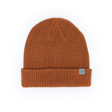 (FC) Britt's Knits Men's Craftsman Beanie - Rust - Stocking stuffer!