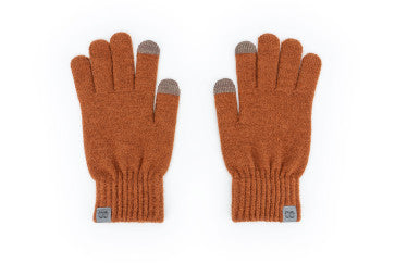 (FC) Britt's Knits Men's Craftsmen Gloves - Rust - Stocking stuffer!