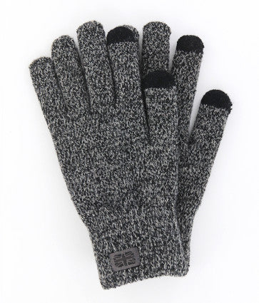 (FC) Britt's Knits Men's Frontier Gloves - Grey - Stocking stuffer!