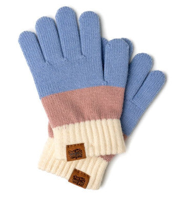 (FC) Britt’s Knits® Kid’s Wonderland Gloves - Blue - Stocking stuffer!