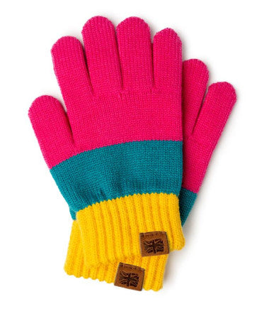 (FC) Britt’s Knits® Kid’s Wonderland Gloves - Yellow - Stocking stuffer!