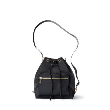 (FC) Kedzie® Aries Convertible Bucket Bag - Black