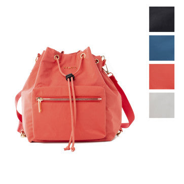 (FC) Kedzie® Aries Convertible Bucket Bag - Coral