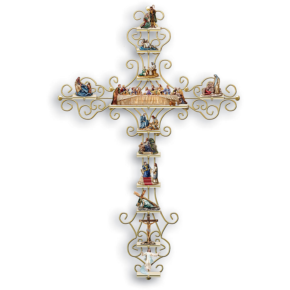 (C) HEIRLOOM LIMOGE CROSS - CROSS DISPLAY - 0108929004 SOLD OUT!