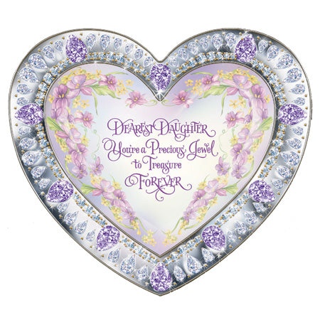 (H) Heart Plaque - DAUGHTER HEART'S/TREASURE 0114232001-T