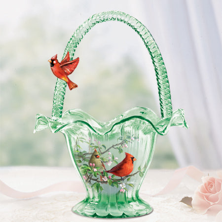 (HD) James Hautman’s CARDINAL SERENADE ART GLASS 0114657001-T