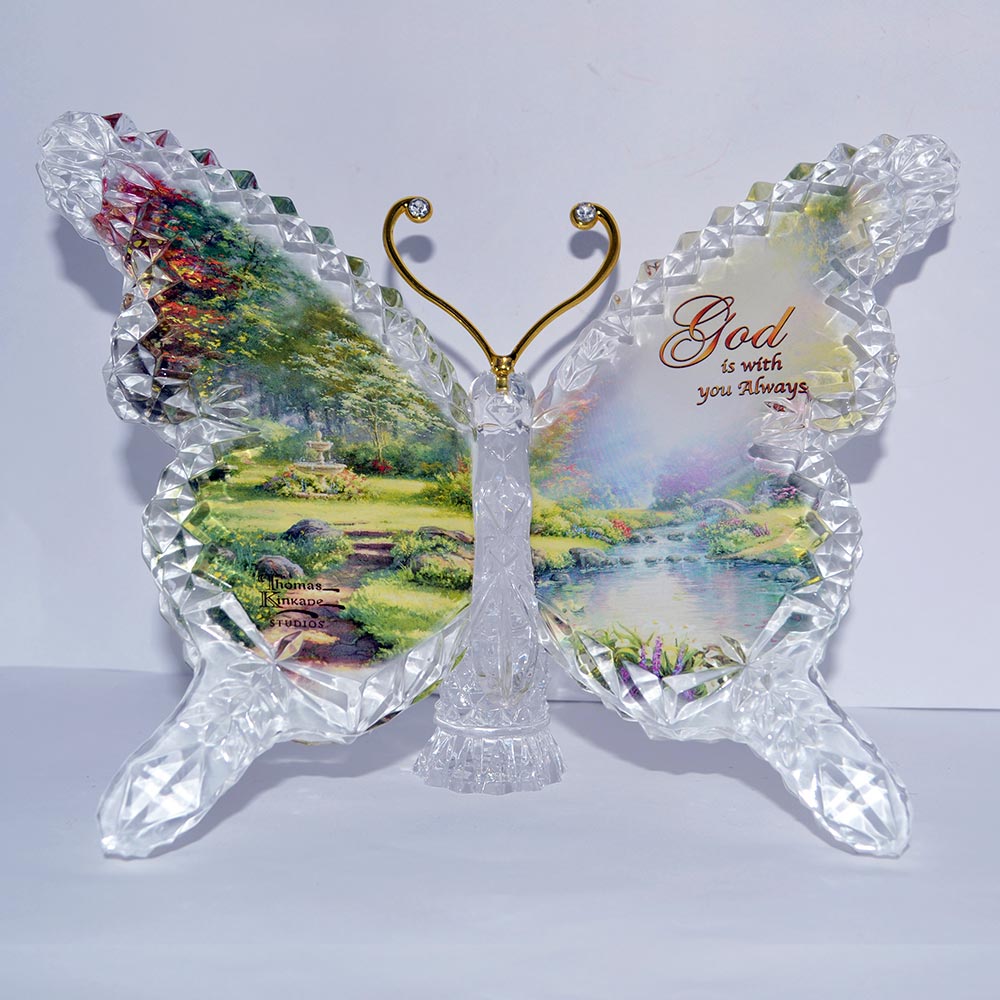 (R) Thomas Kinkade BUTTERFLY - GOD - 0122078013-T