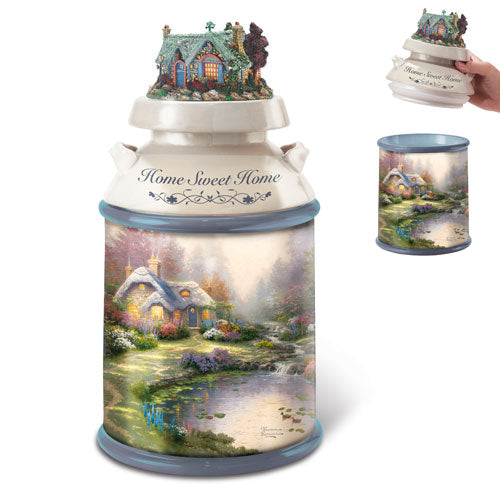 (CJ) COOKIE JAR - Thomas Kinkade's HOME SWEET HOME 0126733001-T