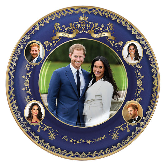 (D) ROYAL FAMILY: *PLATE* PRINCE HARRY AND MEGHAN ENGAGEMENT 0129356001-T