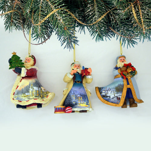 (CH) *Victorian Santa Ornament* Thomas Kinkade #29 (3) 319301029-T SOLD OUT!