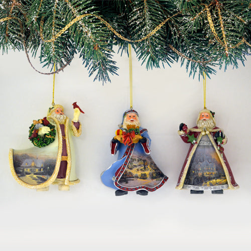 (CH) *Victorian Santa Ornament* Thomas Kinkade #32 (3) 319301032-T