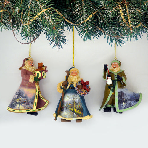 (CH) *Victorian Santa Ornament* Thomas Kinkade #33 (3) 319301033-T SOLD OUT!