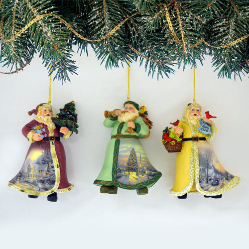 (CH) *Victorian Santa Ornament* Thomas Kinkade #34 (3) 319301034-T