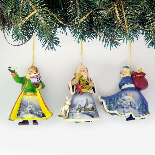 (CH) *Victorian Santa Ornament* Thomas Kinkade #38 (3) 319301038-T