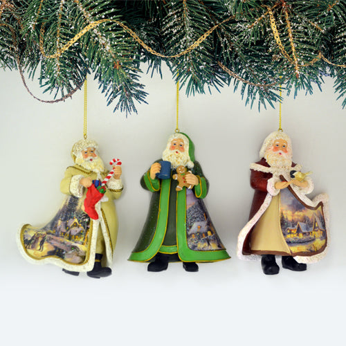 (CH) *Victorian Santa Ornament* Thomas Kinkade #43 (3) 319301043-T