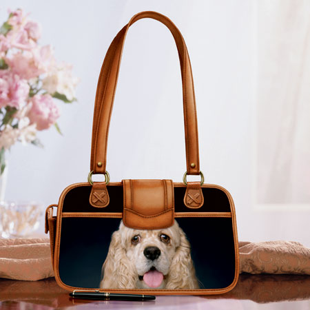 (HB) Ardleigh Elliott's COCKER SPANIEL HANDBAG 0700584029-T