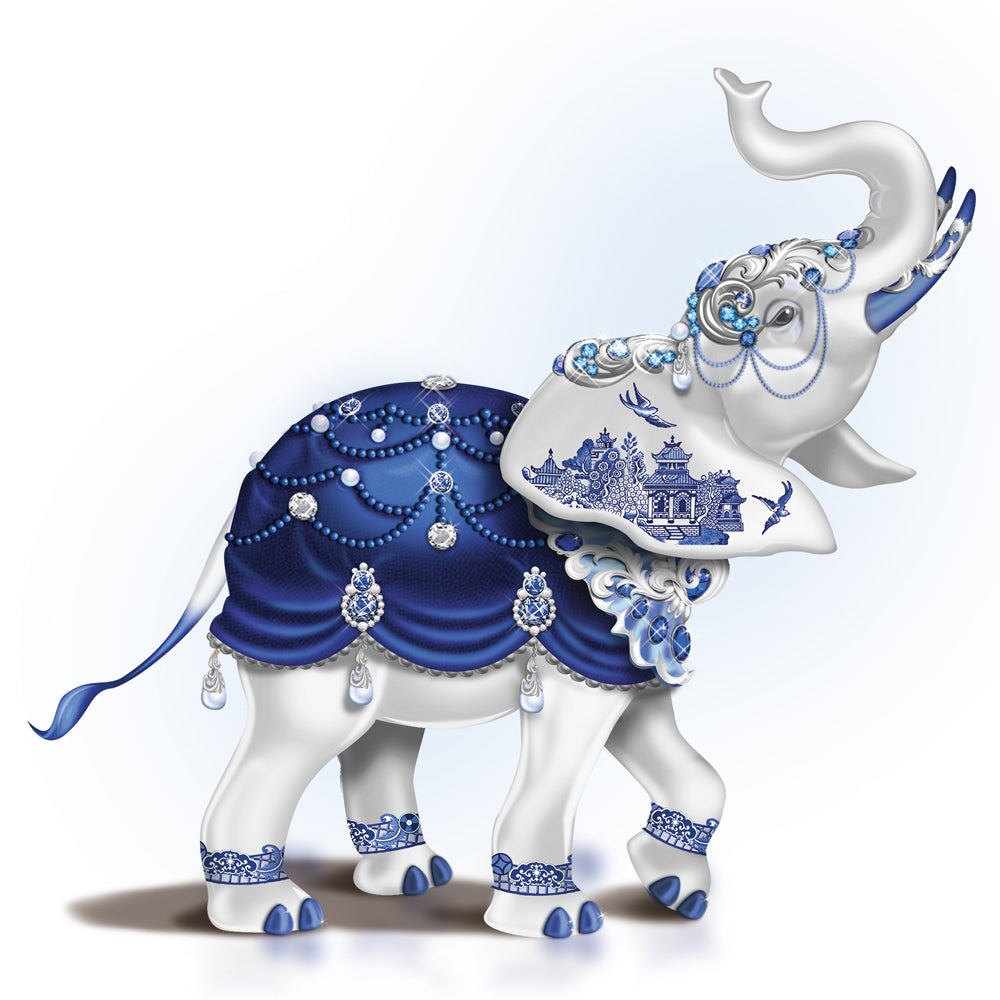 (HDA) BLUE WILLOW ELEPHANT 0907431001-T SOLD OUT!