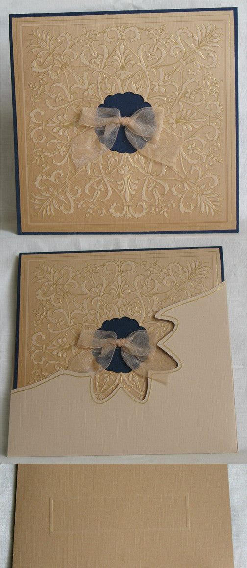 (W) Wedding I - Wedding Invitations - (18 x 18 cm) 120013-T