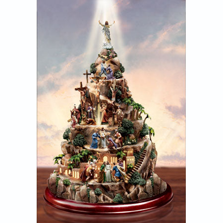 (CH) Thomas Kinkade Christmas Tree *Faith Mountain* 1400229001-T SOLD OUT!