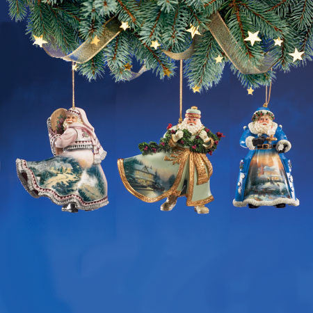 ORNAMENT - KINKADE SANTAS #2 (3)