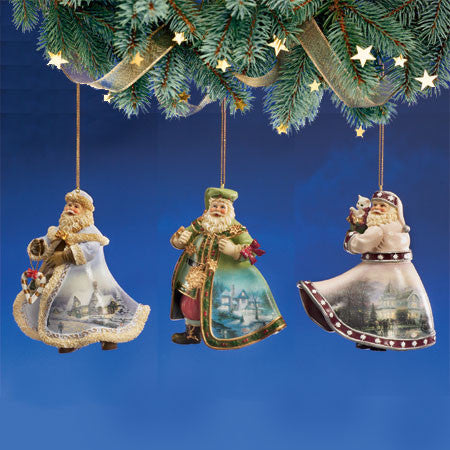 ORNAMENT - KINKADE SANTAS #18 (3)