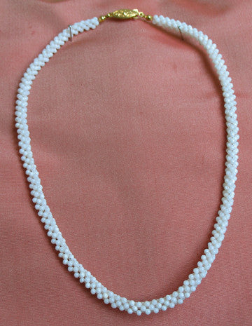 (JF) White Coral 16" Necklace 95C-C513