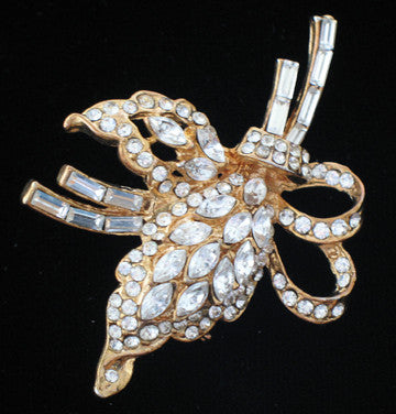 (JF) Brooch with Swarovski Crystals J038-B69