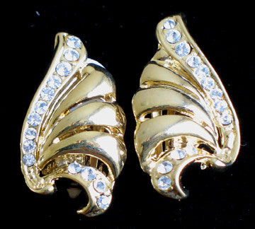 (JF) Earrings with Swarovski Crystals J038-E420