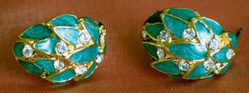 (JF) Earrings with Swarovski Crystals J038-E435