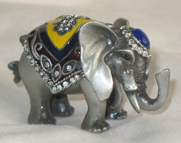 (T) * Elephant Figurine * Small * Trinket Box * JB0201S