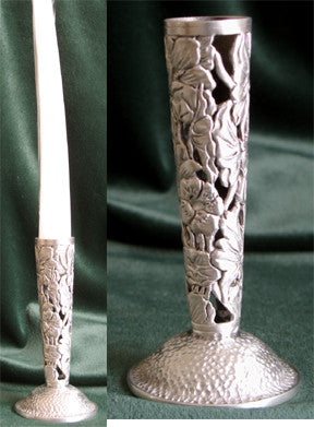 (P) Pewter Antique-Like Candle Holder - LIMITED EDITION! L266AP