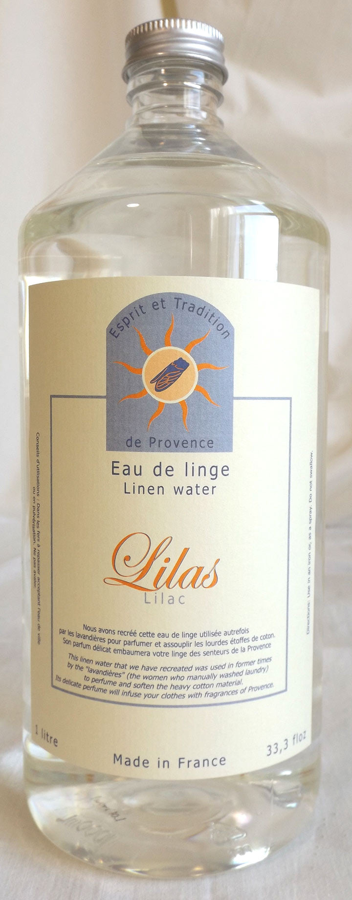 (S) LIMITED STOCK - LINEN WATER - Lilac Scent - 1000 ml