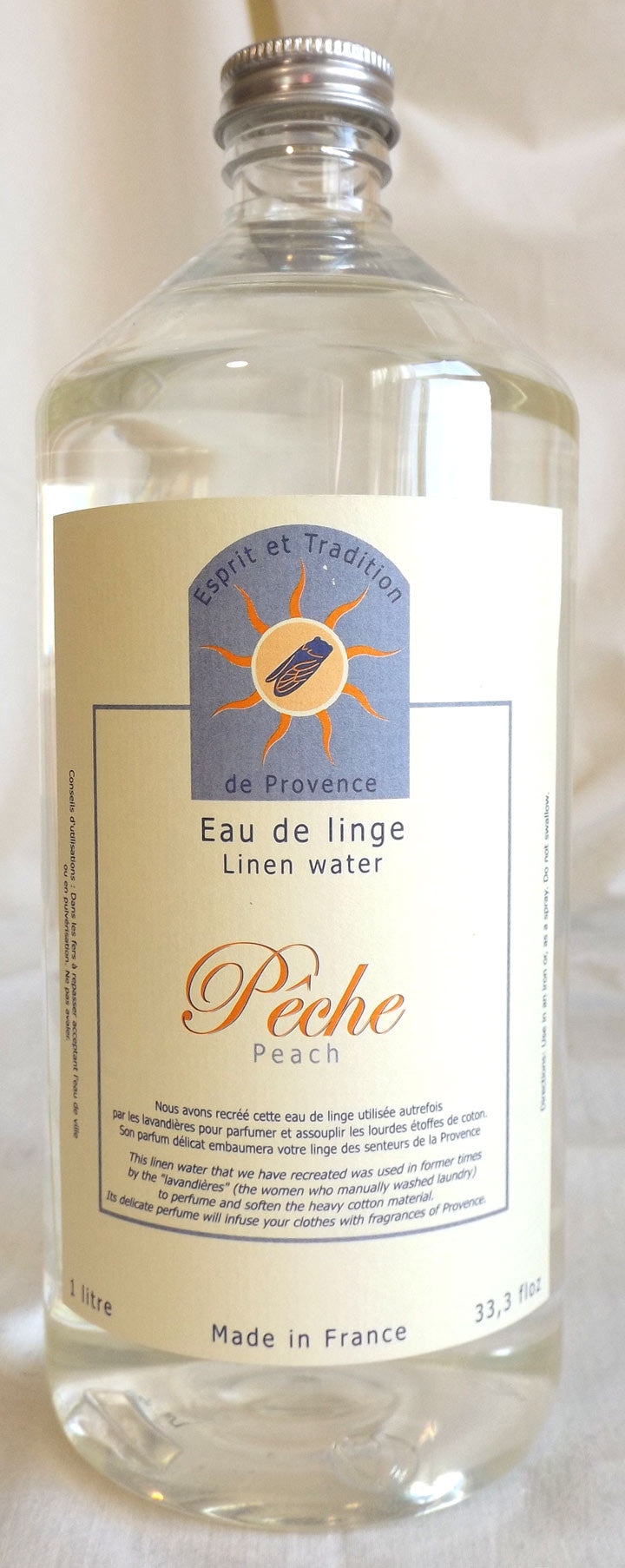 (S) LIMITED STOCK - LINEN WATER - Peach Scent-1000 ml