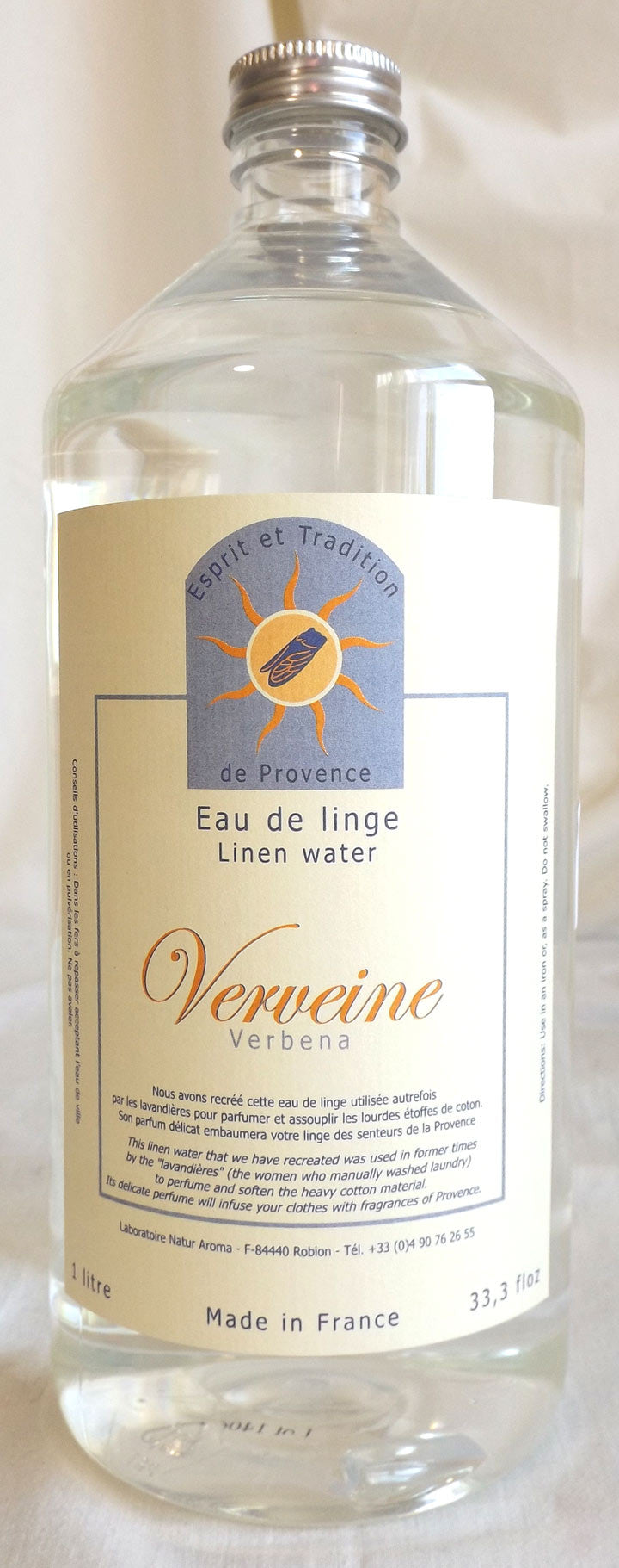 (S) LIMITED STOCK - LINEN WATER - Verbena - 1000 ml