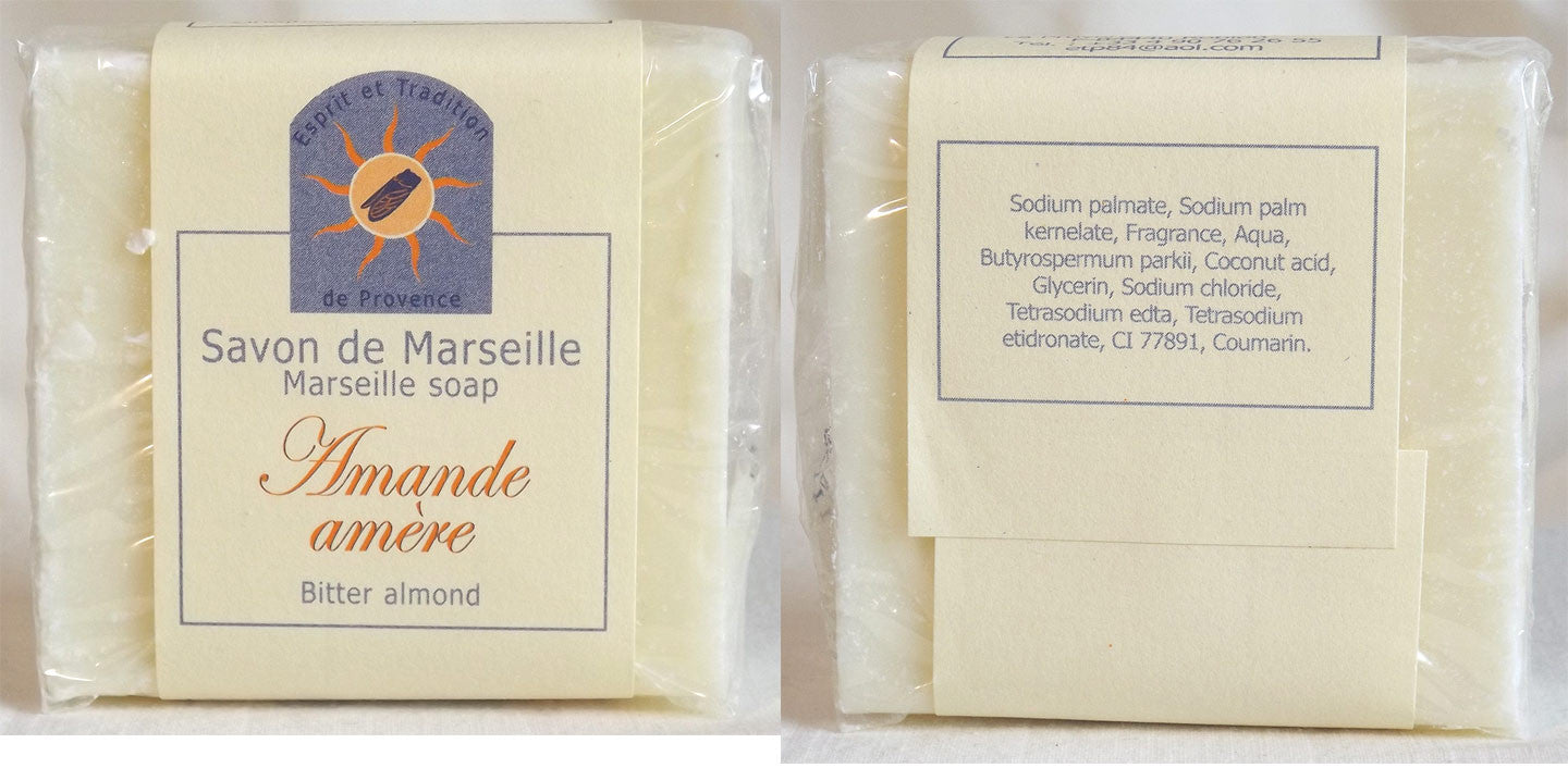 (S) Marseille Vegan Soap - Bitter Almond Fragrance 100 g