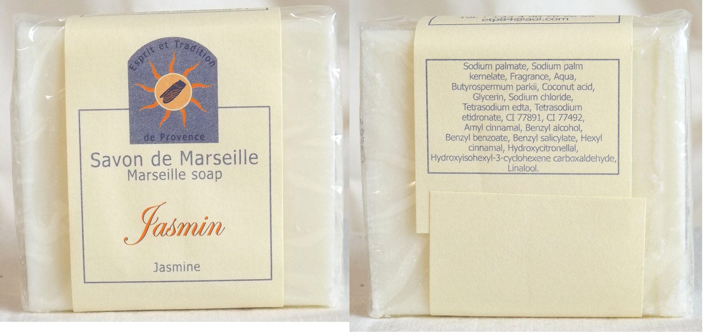 (S) Marseille Vegan Soap - Jasmin Fragrance 100 g