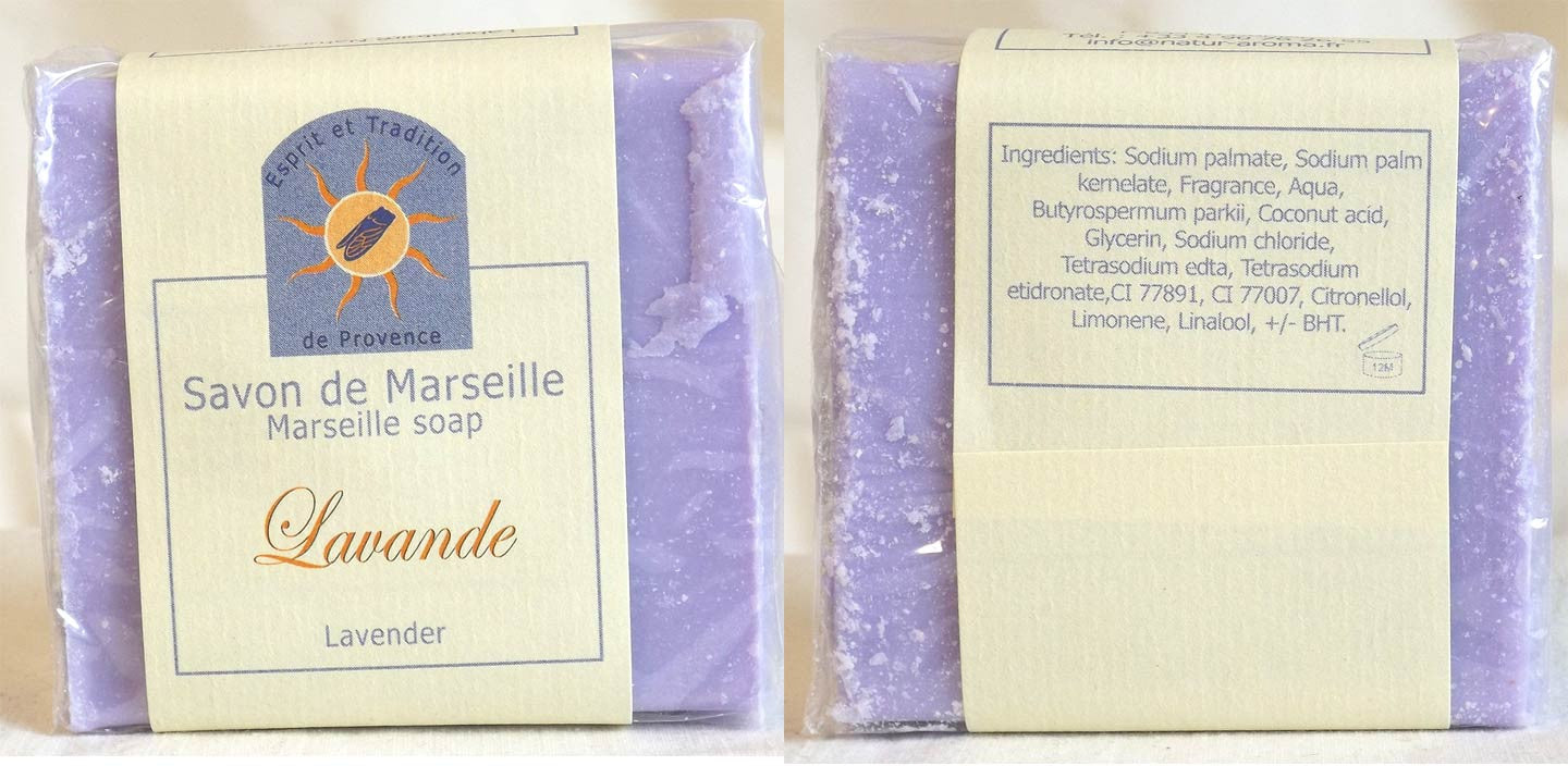 (S) Marseille Vegan Soap - Lavender Fragrance 100 g