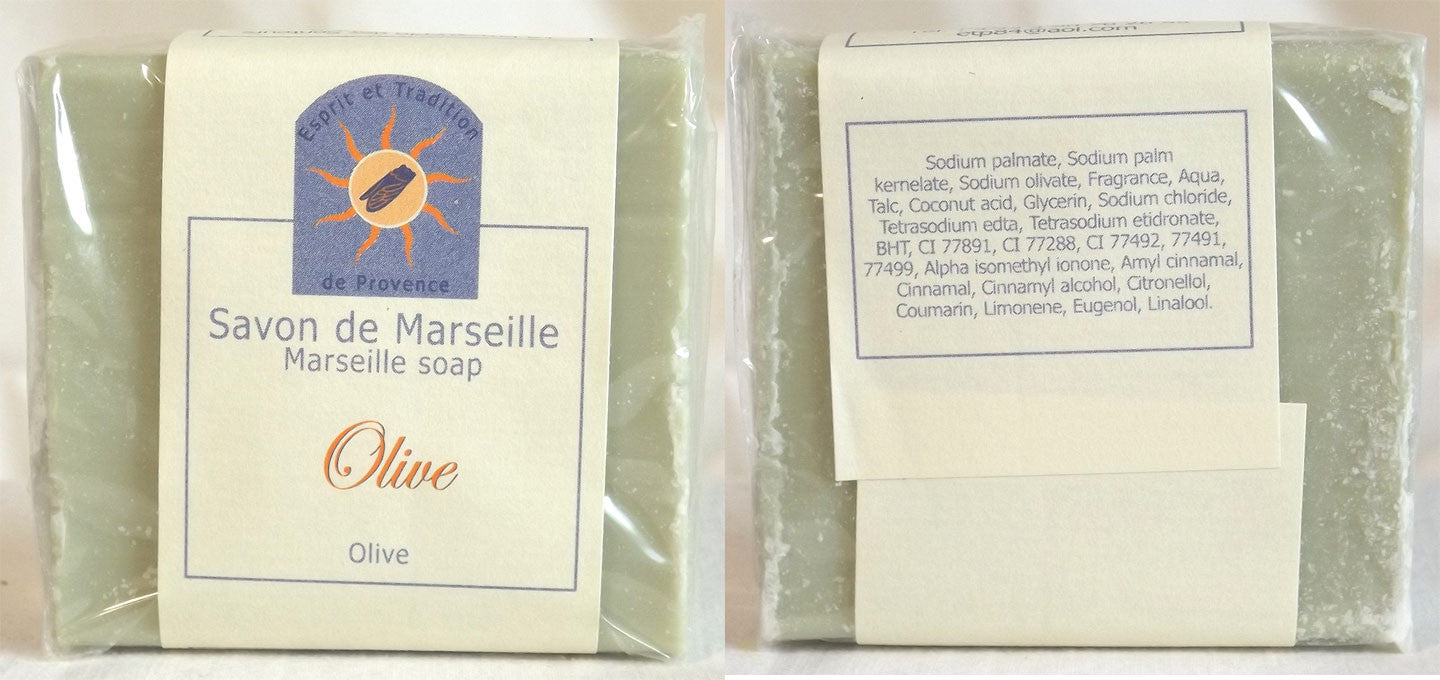 (S) Marseille Vegan Soap - Olive Fragrance - 100 g