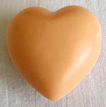 (S) Heart Soap - 25 g Cinnamon/Orange Fragrance